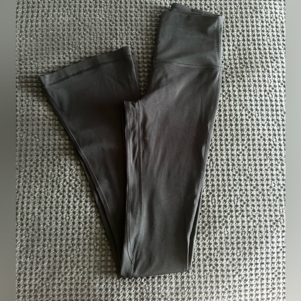Lululemon Athletica Black Boot Cut Flare Pants - Picture 2 of 7